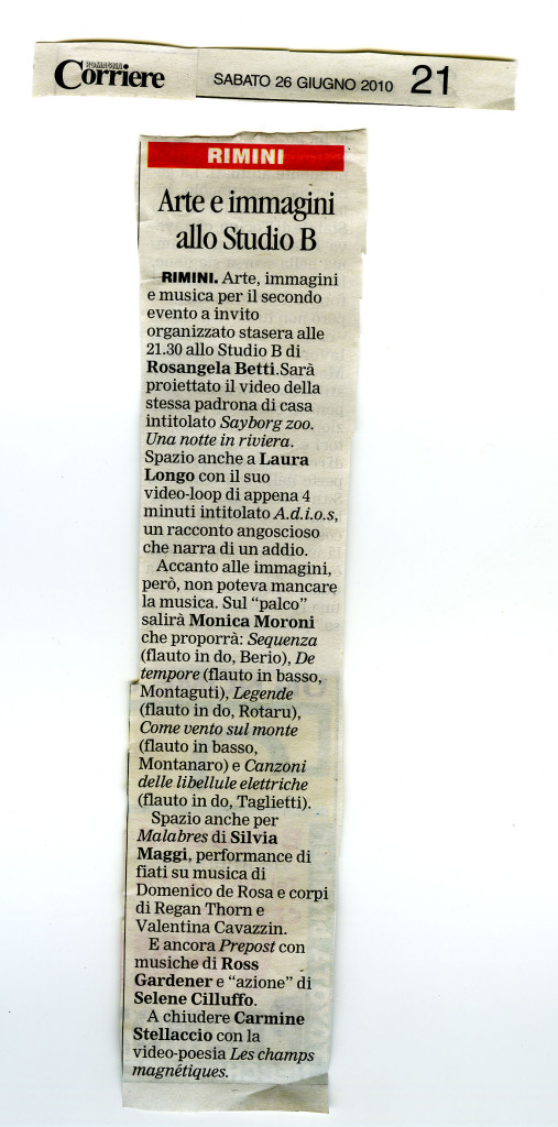 2° evento corriere